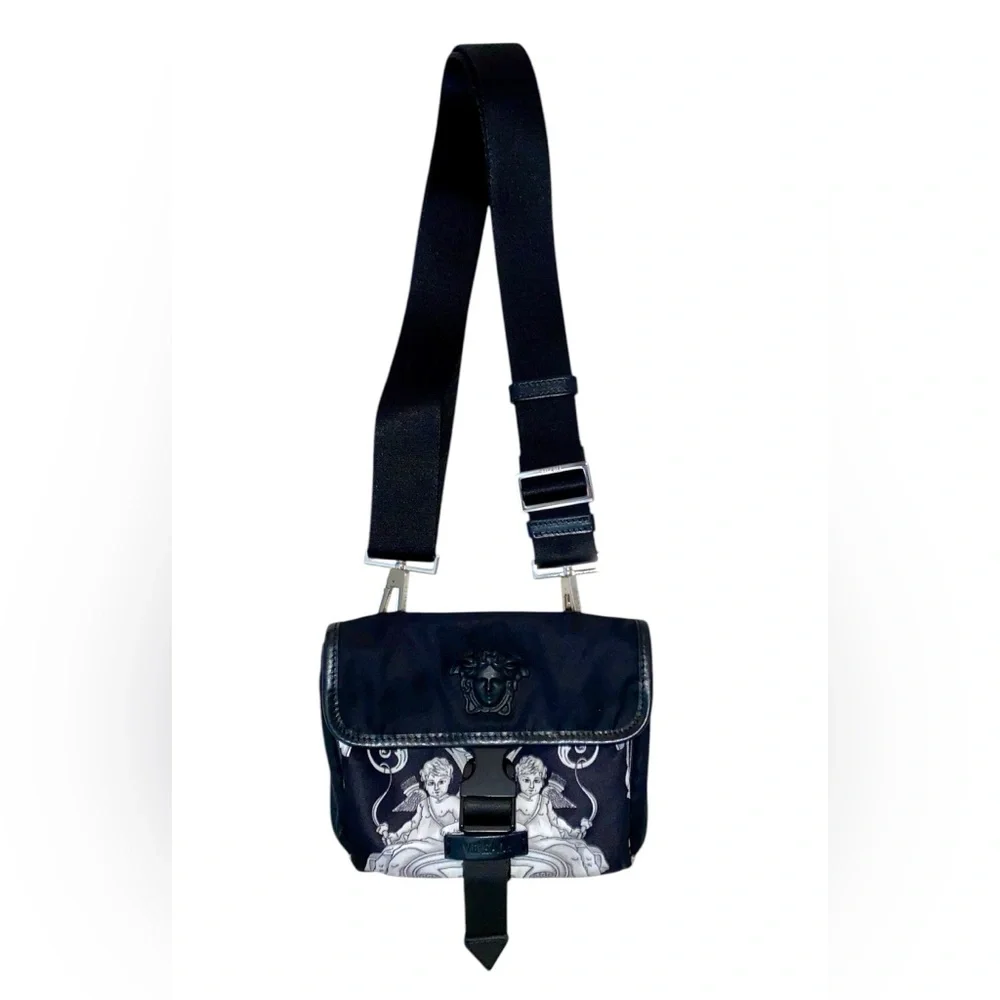 Versace Medusa Crossbody Bag Cherub Print - Picture 5 of 10